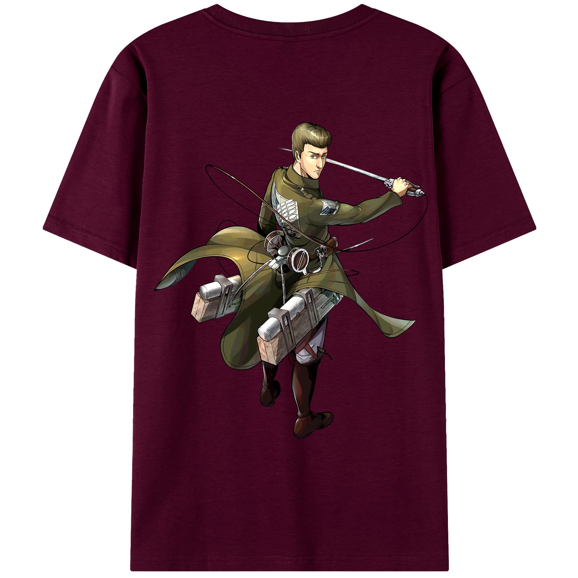 （画像用） 進撃の巨人 Attack on Titan レディース半袖Tシャツ(バックプリント)